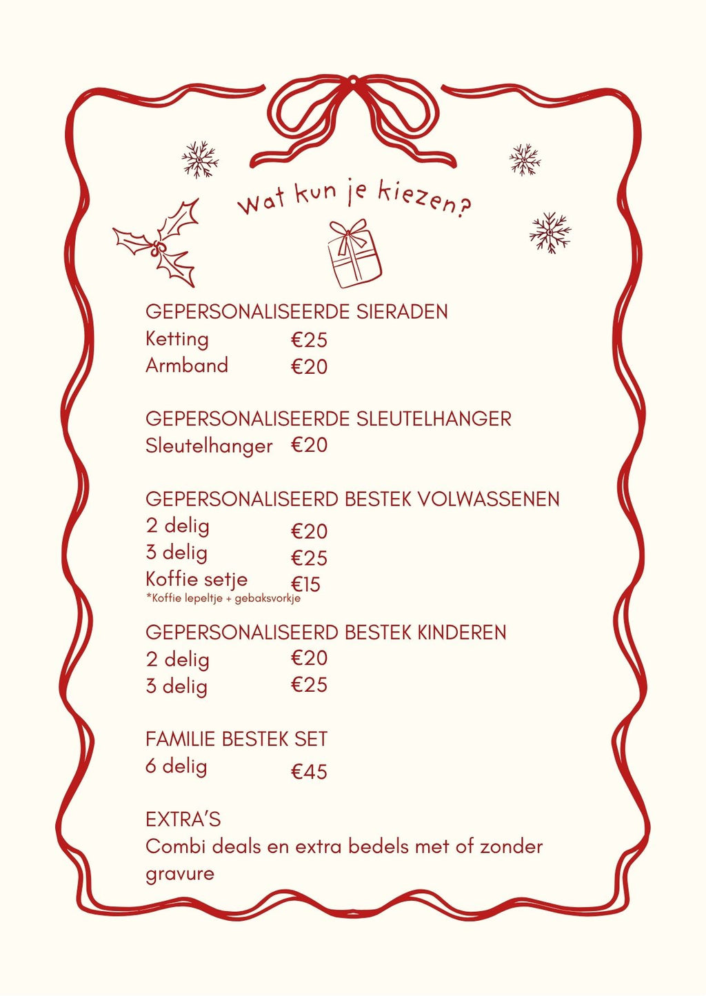 Cadeau workshop - Zaterdag 12 december