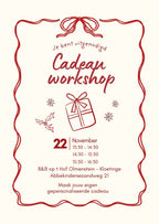 Cadeau workshop - Zondag 22 december
