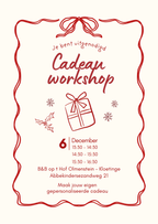 Cadeau workshop - Zondag 6 december