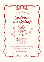 Cadeau workshop - Zaterdag 12 december