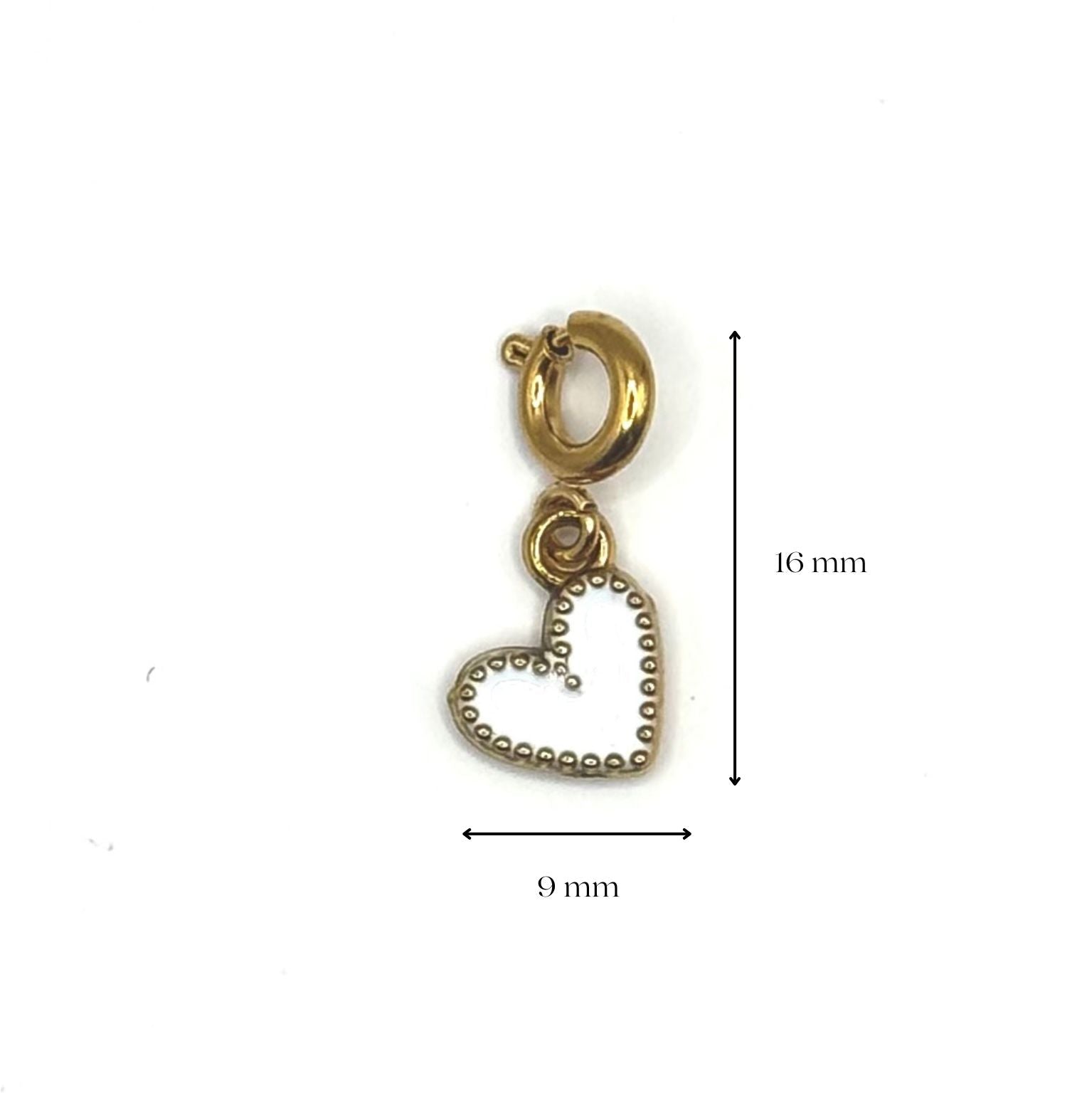 Hartje wit - charm