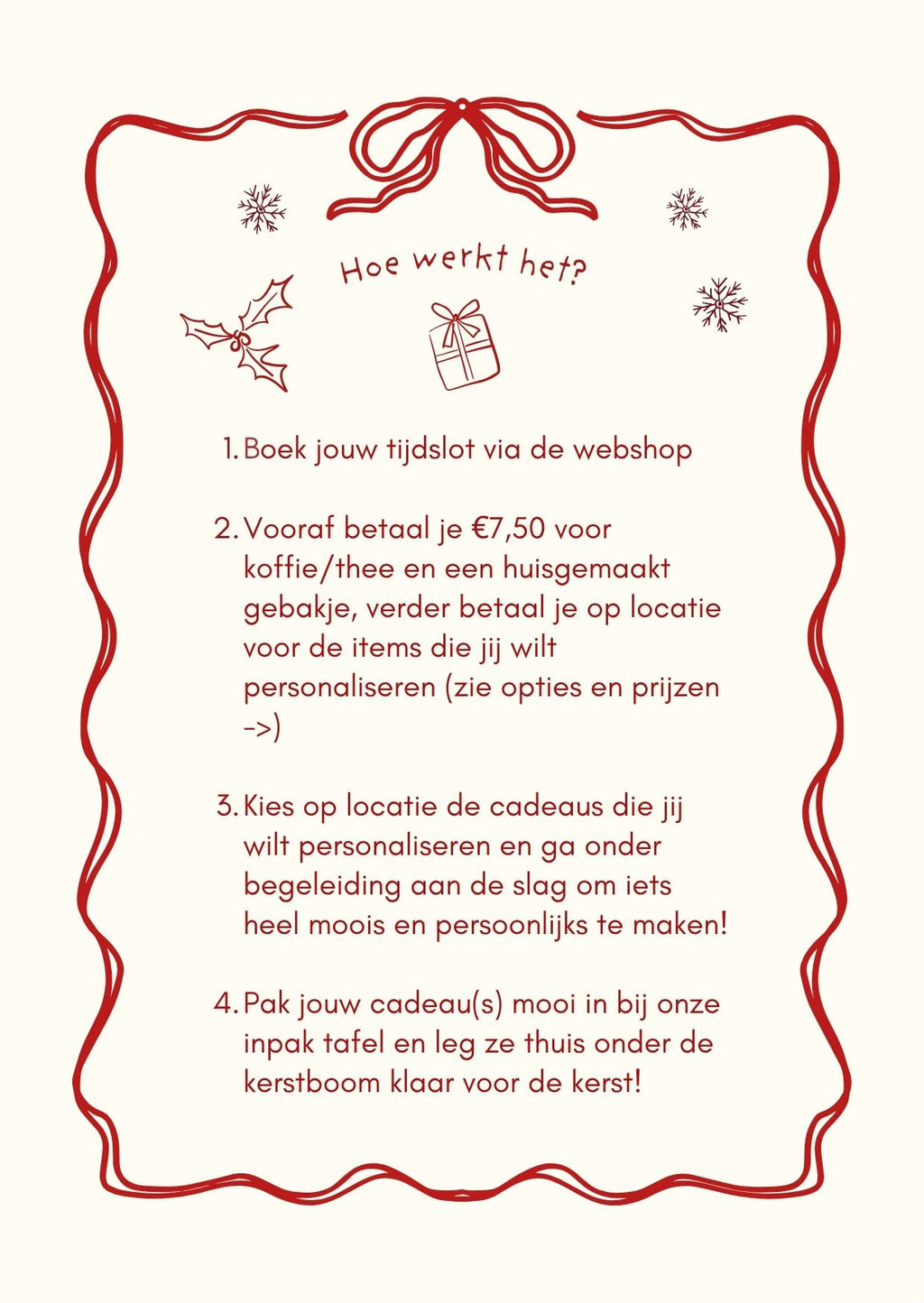Cadeau workshop - Zaterdag 12 december