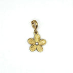 Bloem met parel - charm