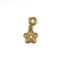 Bloem met rhinestone - charm