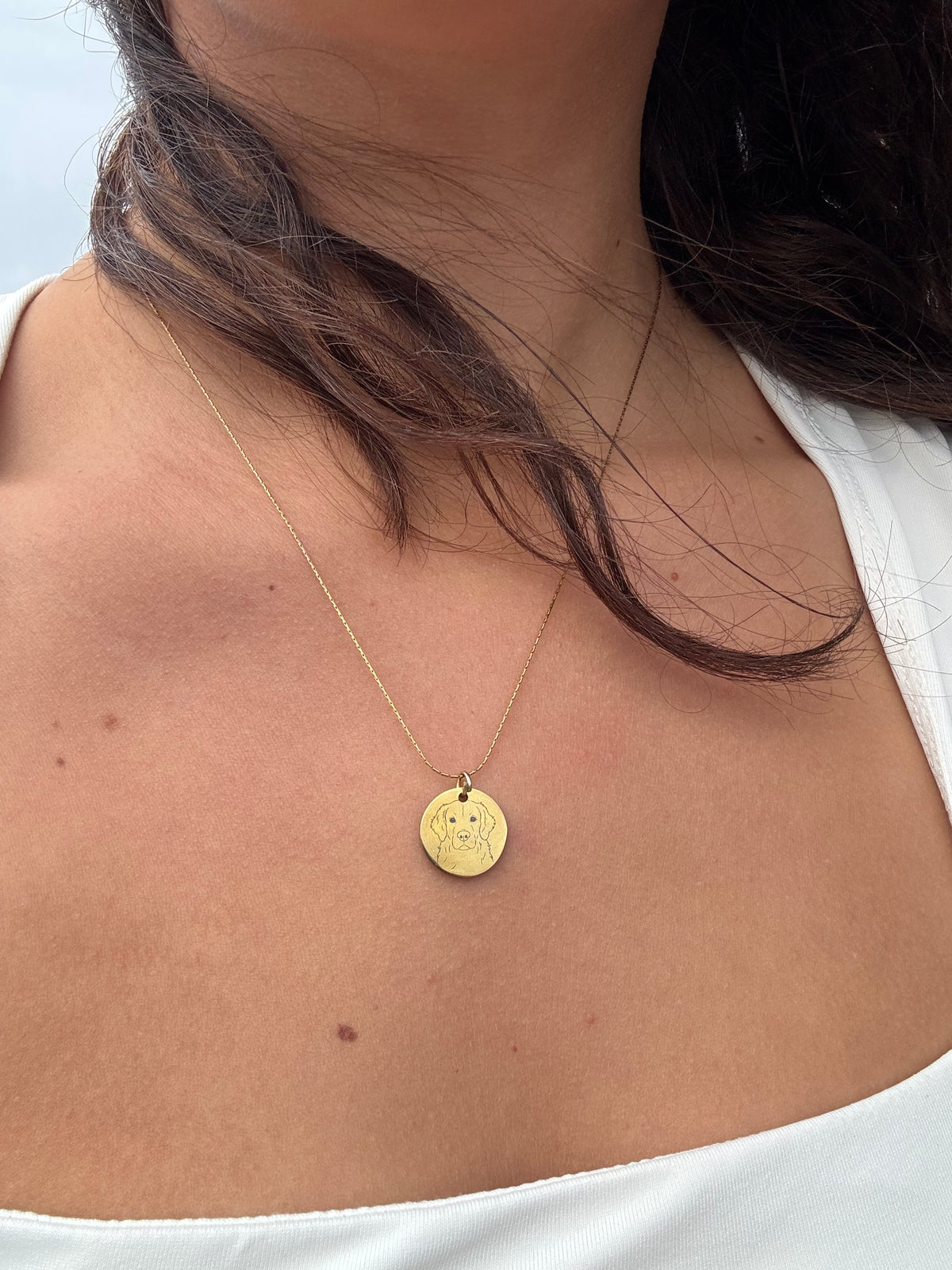 Combi - ketting huisdier + gegraveerd pootje