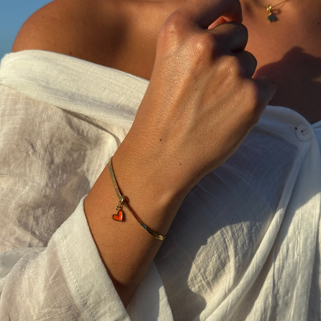 Hartje oranje - charm