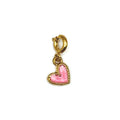 Hartje roze - charm