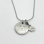 Combi - ketting huisdier + gegraveerd pootje
