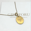 Ketting met handgeschreven boodschap